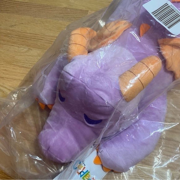 Disney Figment Cuddleez Plush Purple NEW Large Stuffed Animal World Epcot - Picture 4 of 5